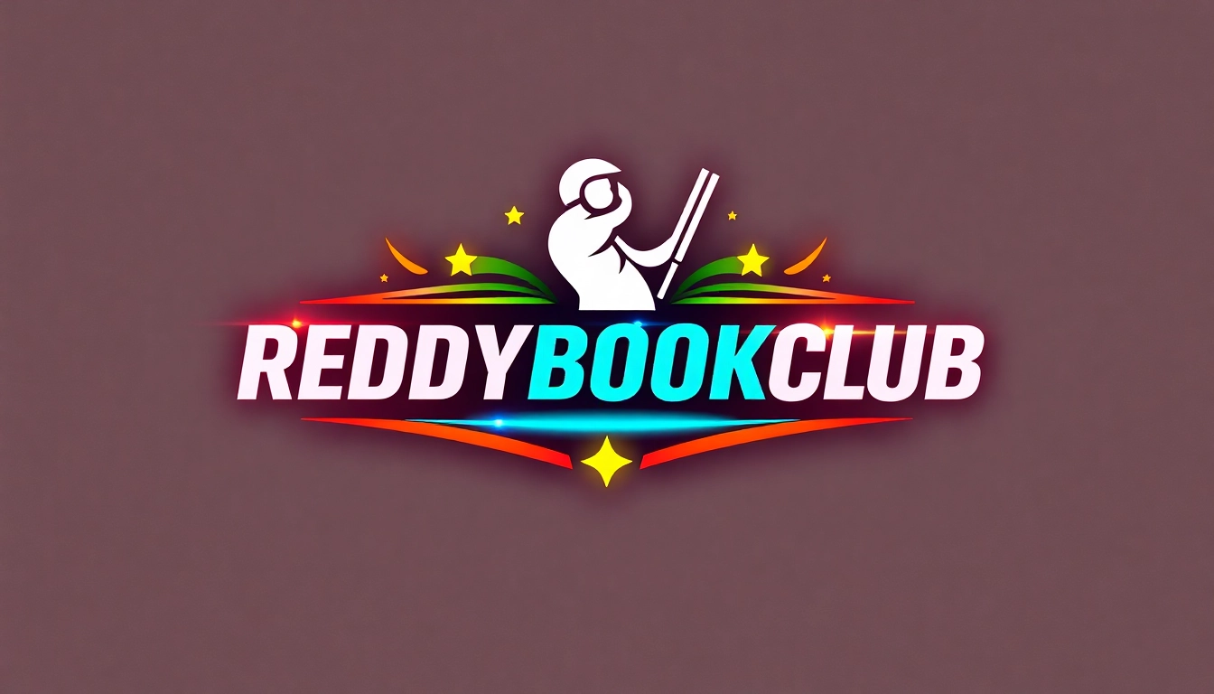REDDYBOOKCLUB platform showcasing betting interface with cricket visuals and secure login features, emphasizing trust and excitement in online gaming.