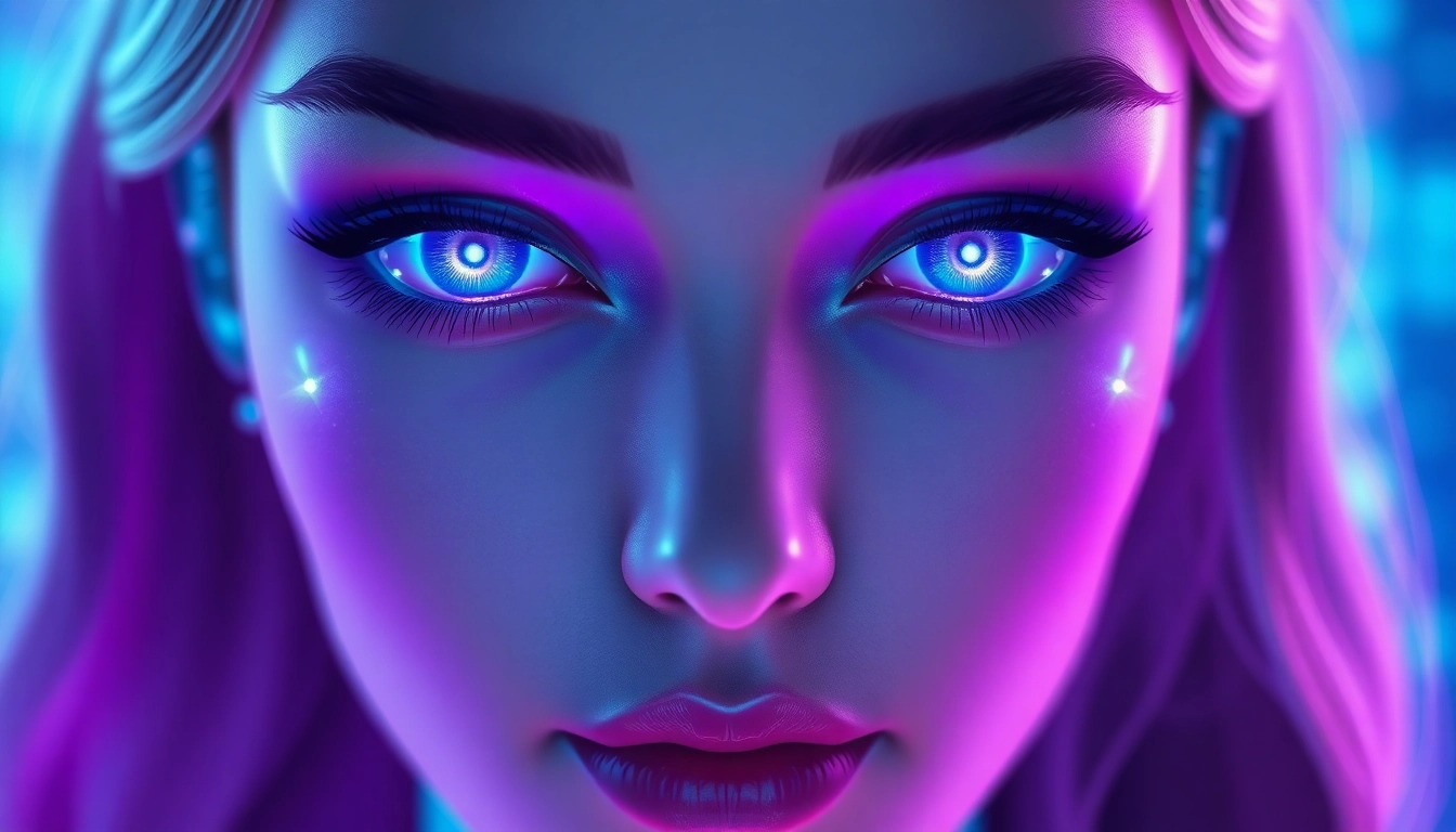 AI girlfriend engaging in a realistic and unfiltered NSFW chat scenario, emphasizing emotional connection and digital intimacy for 2025 users